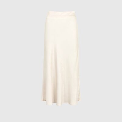 GANDIA MIDI SKIRT ecru