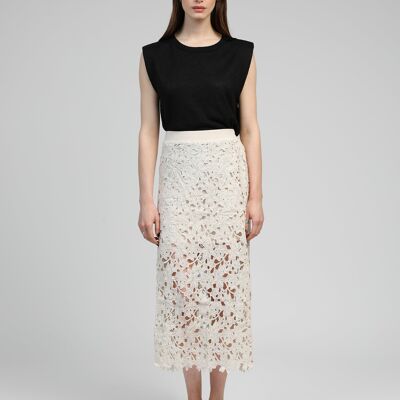 JUVY linen MIDI SKIRT