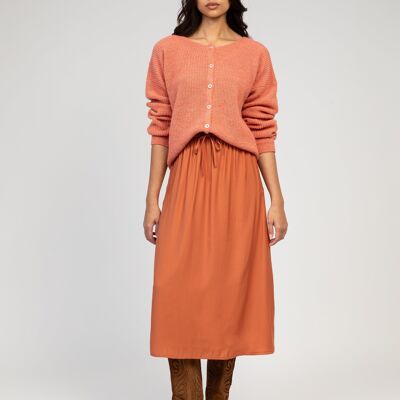 GONNA MIDI GANELIA terracotta