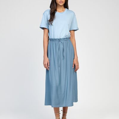 GONNA MIDI GANELIA azzurra