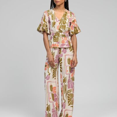PHOEBEE tima ecru pants