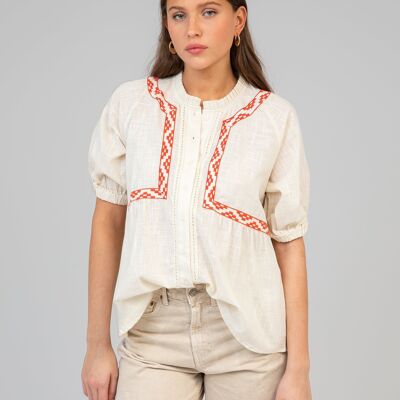 SIAMANY ecru shirt
