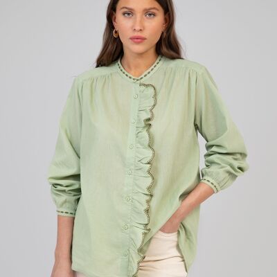 CHEMISE SOUFIANA amande