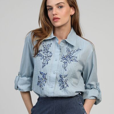 SELEA sky blue shirt