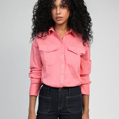 Camicia corallo SOUMAYA