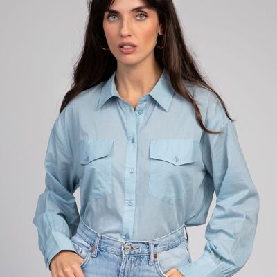 SOUMAYA SHIRT sky blue