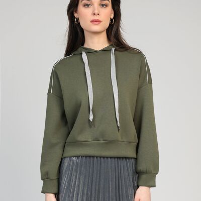 AKIRA khaki SWEATSHIRT