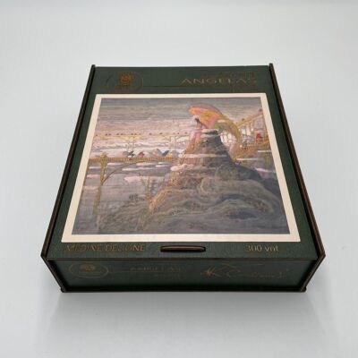 M.K. Čiurlionis Angel (Angelas) Wooden Puzzle M size (150 pieces) Fantasy Puzzles