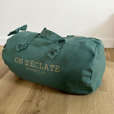 Eucalyptus "We've Got Fun As A Family" Duffel Bag
