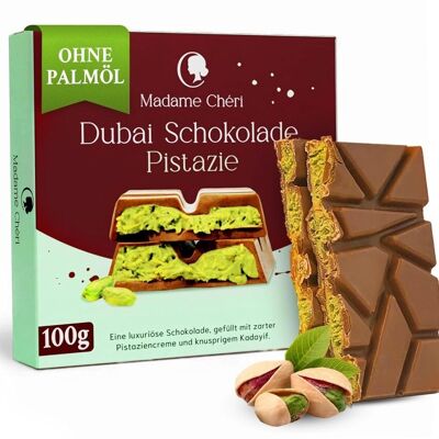 Dubai Chocolate (100 g) 100 pieces in a refrigerated shipping box