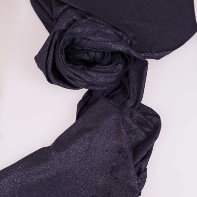 Écharpe basique en viscose avec brillance nocturne