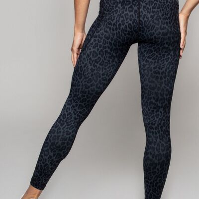 Leggings a vita alta con tasche 7/8 Nala in acciaio