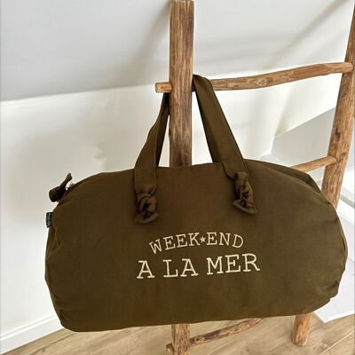 Bolsa de lona Gardian "Fin de semana en el mar"