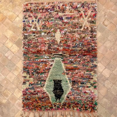 Small Boujad Rug | dotted-green