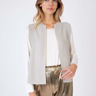 CARDIGAN LEGAYA oro bianco