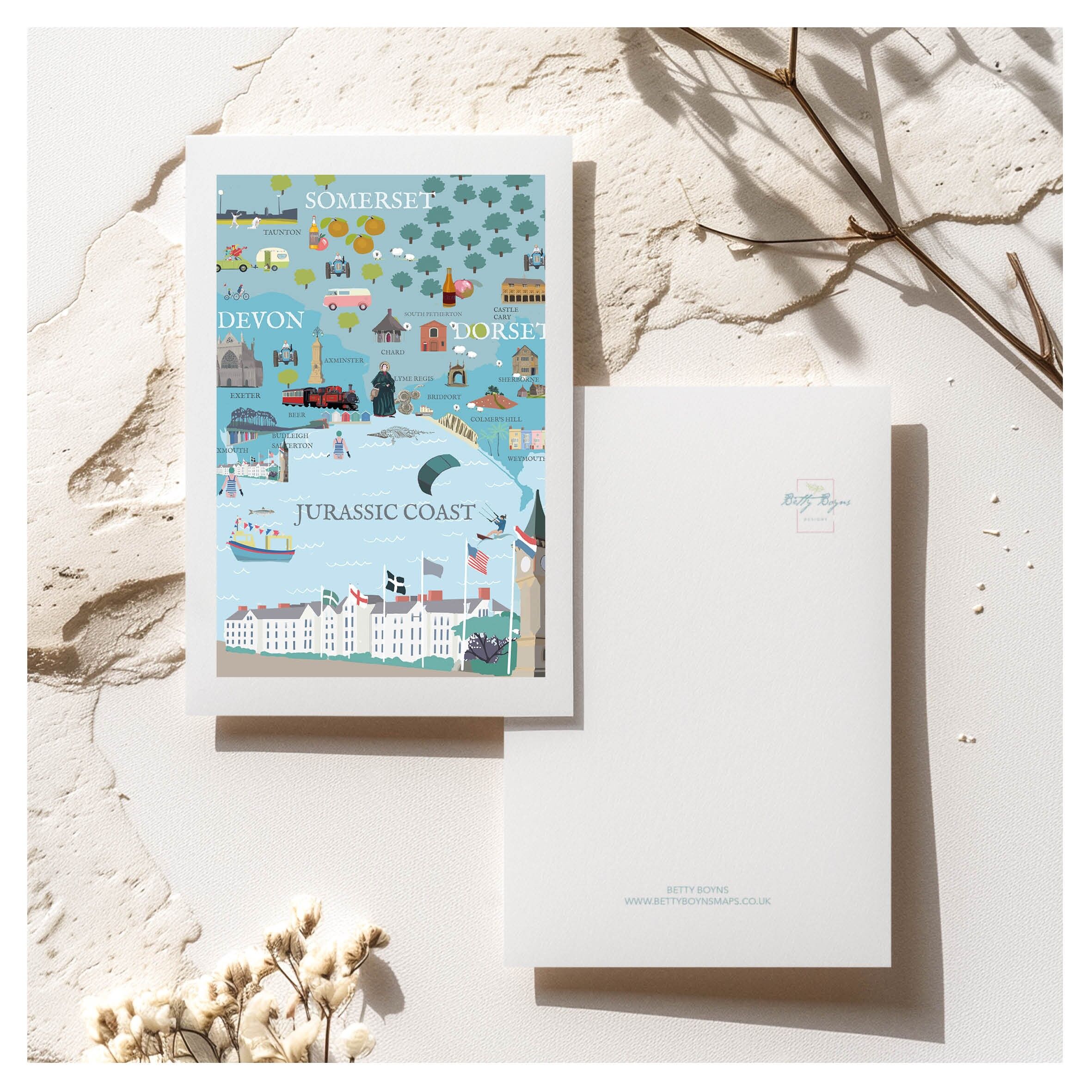 CARTOLINA GIURASSICA DEL DORSET