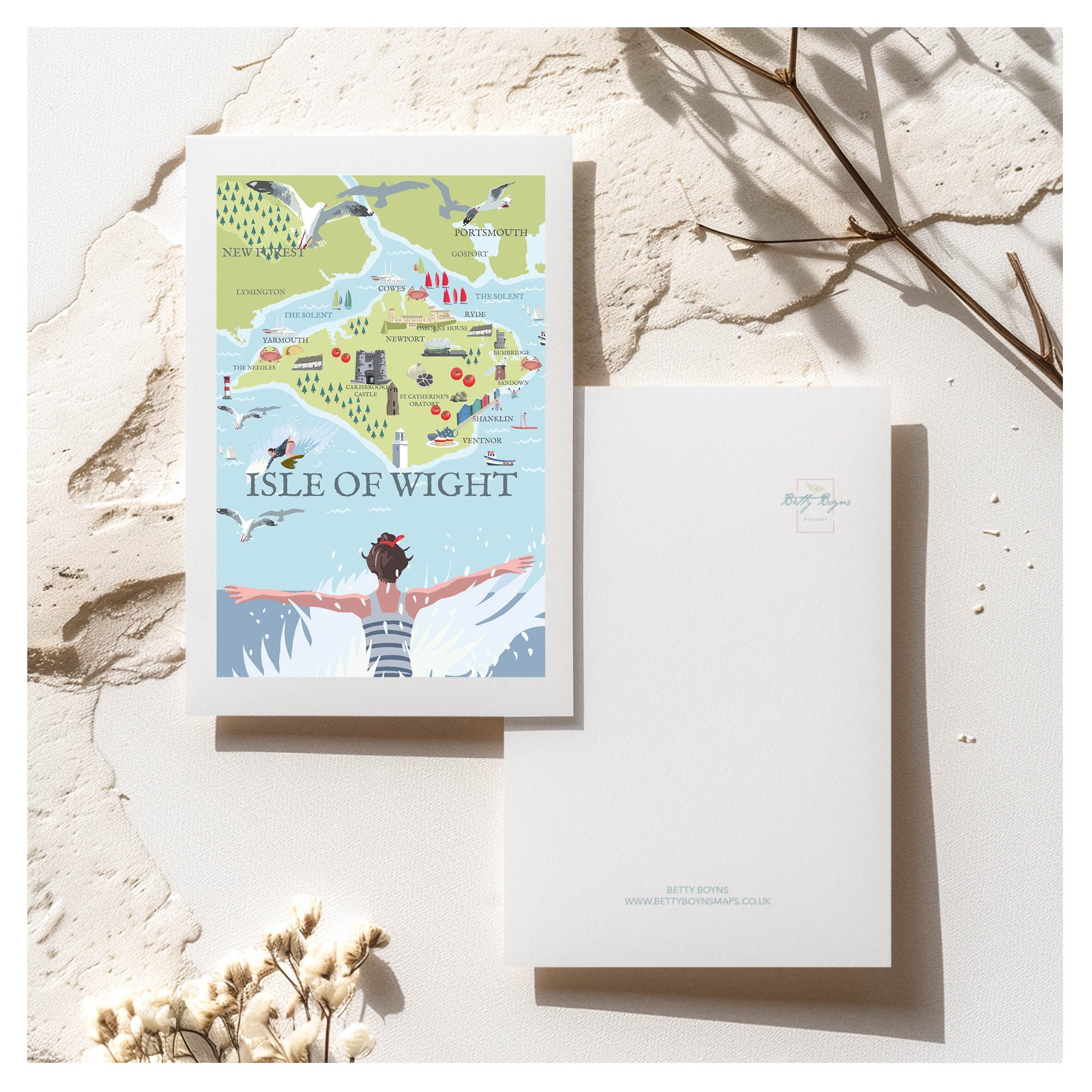 CARTOLINA DELL'ISOLA DI WHITE