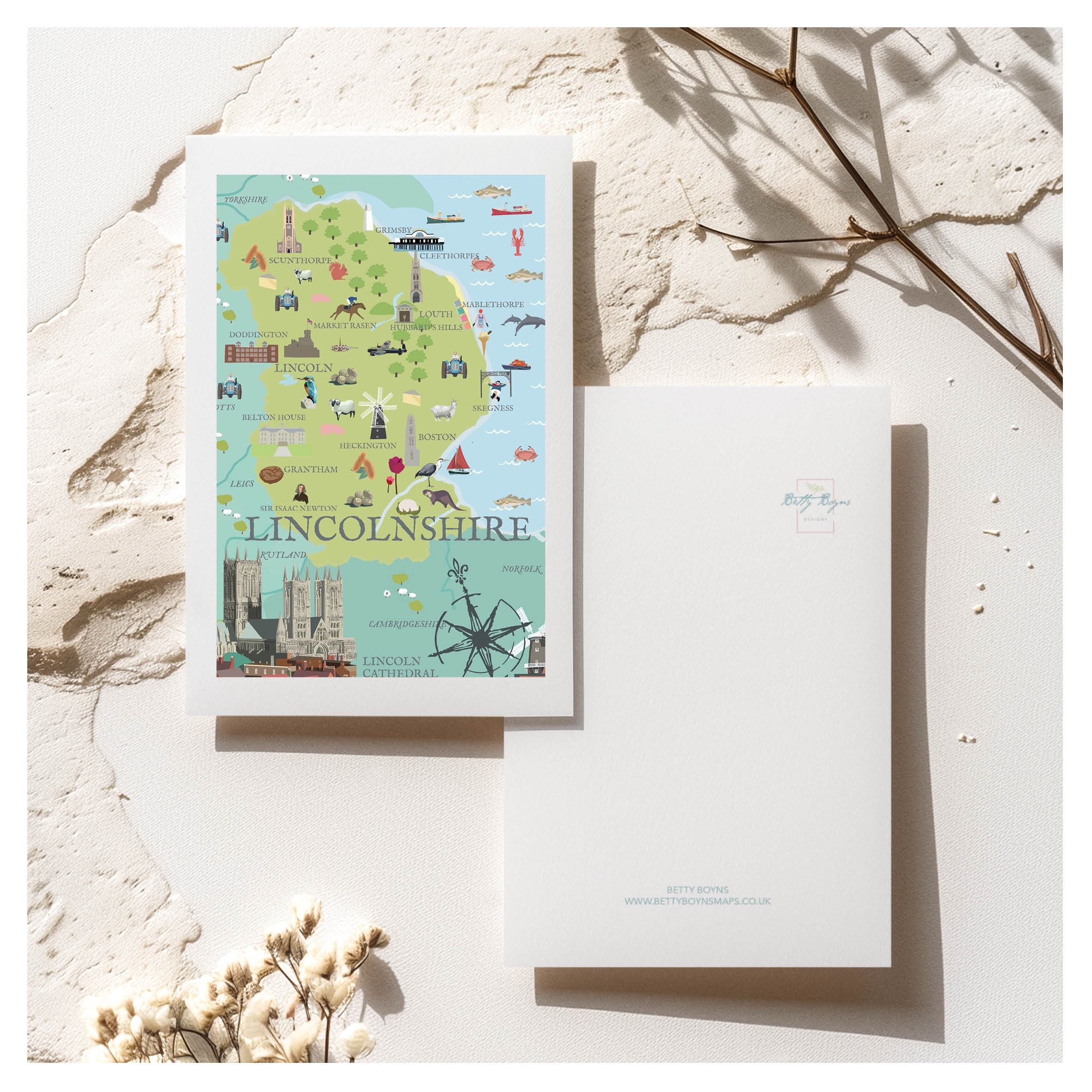 CARTOLINA DEL LINCOLNSHIRE