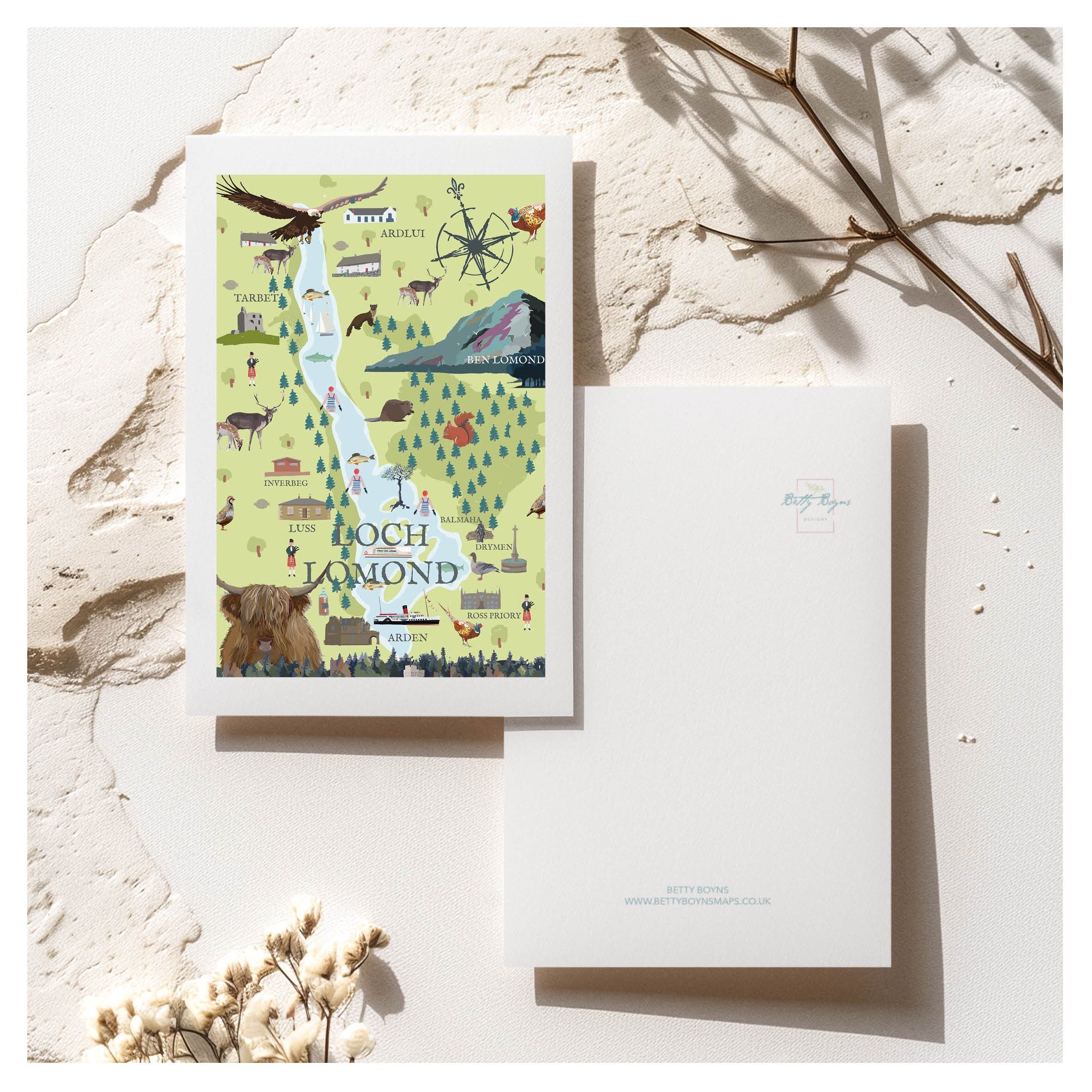 CARTOLINA DI LOCH LOMOND