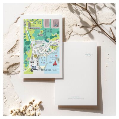 Mauseloch-Postkarte