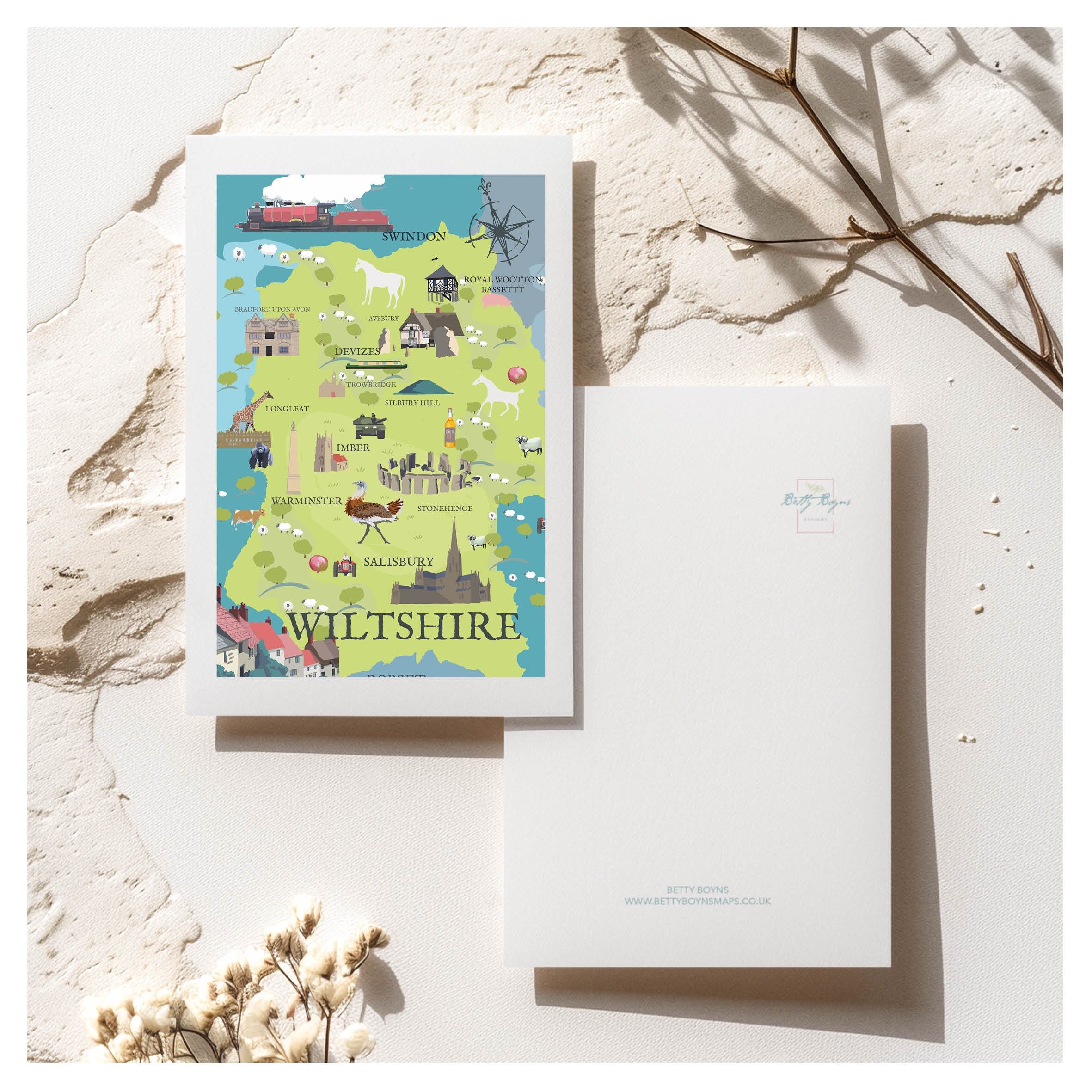 CARTOLINA DEL WILTSHIRE