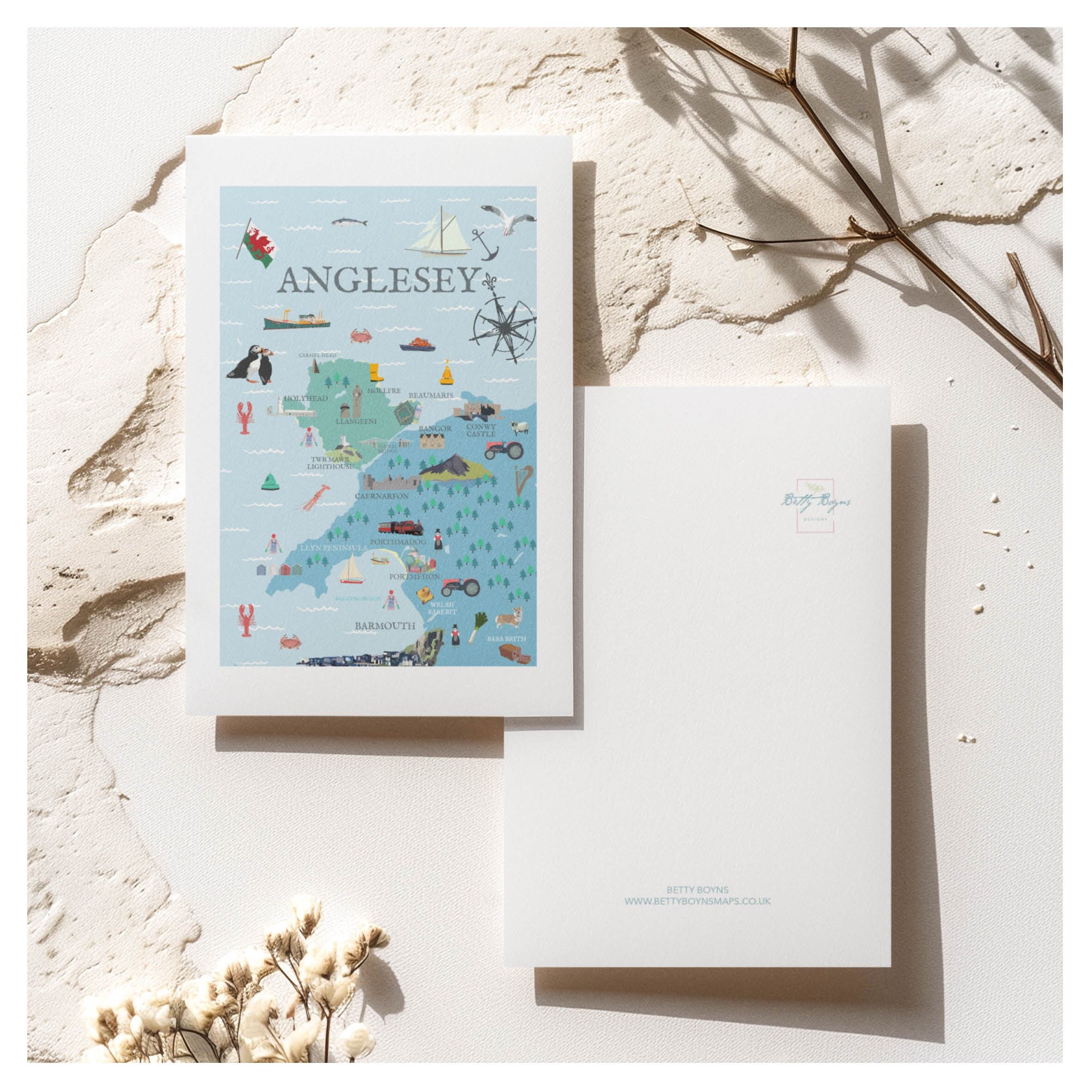 CARTOLINA DI ANGLESEY