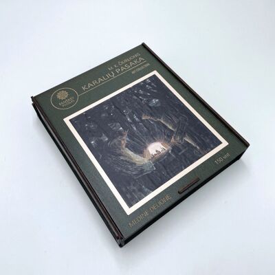 M.K. Čiurlionis Fairy Tale of the Kings (Karalių pasaka) Wooden Puzzle M size (150 pieces) Fantasy Puzzles