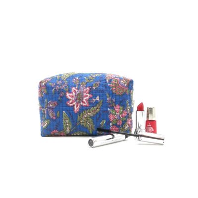 Estuche de belleza indio de algodón acolchado