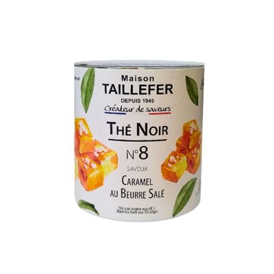 Salted Butter Caramel Black Tea 60g Box - No. 8 - Maison Taillefer