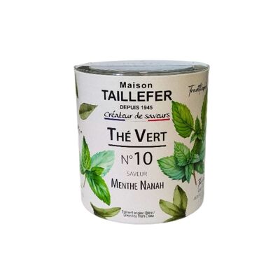 Nanah Mint Green Tea 60g box - No. 10 - Maison Taillefer