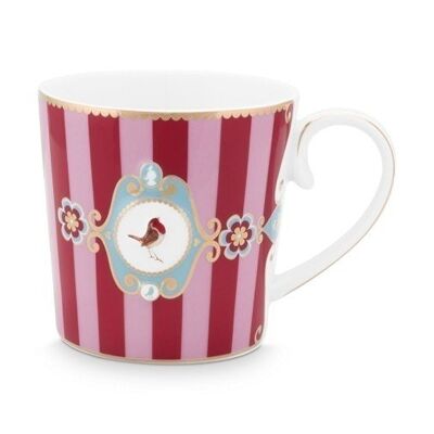 PIP - Tazza Love Birds Large Red / Pink Band - 250ml