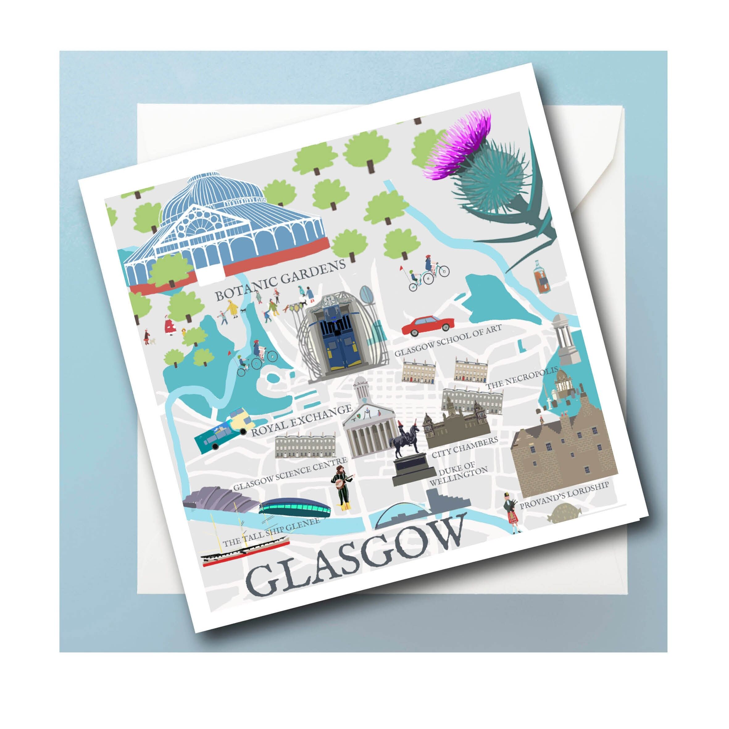 Biglietto d'auguri di GLASGOW