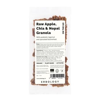 Snack granola aux noix tigrées bio avec pomme, chia et nopal 1
