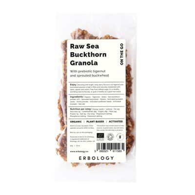 Snack granola biologique aux noix tigrées et à l'argousier
