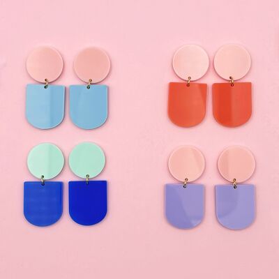 Francette Two-Tone Earrings