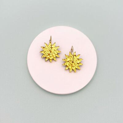 Sun Creole Earrings