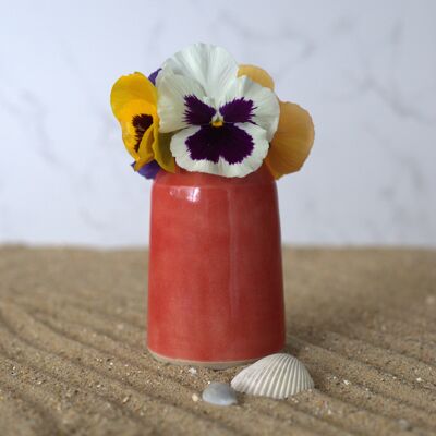 Cherry Red Classic Bud Vase