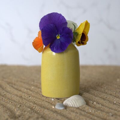 Sun Yellow Classic Bud Vase