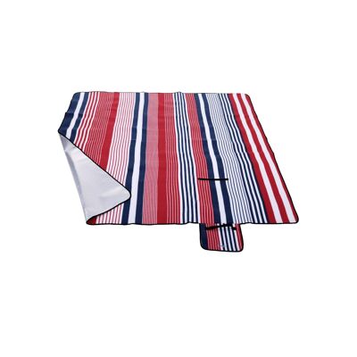 Coperta da picnic in flanella a righe XXL