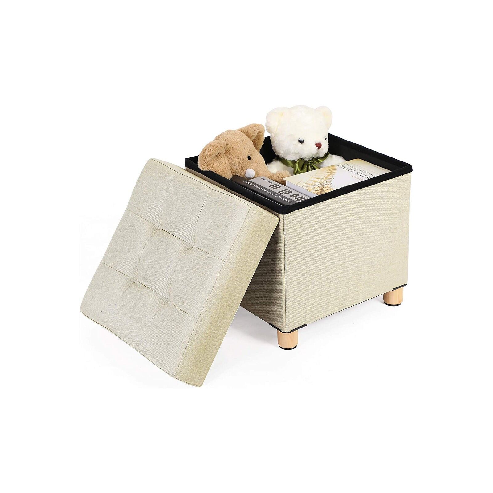 Foldable square stool
