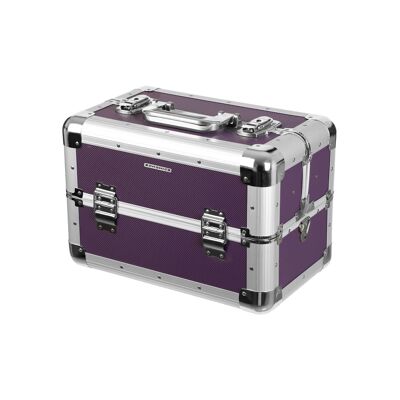 Trousse à maquillage compacte violet