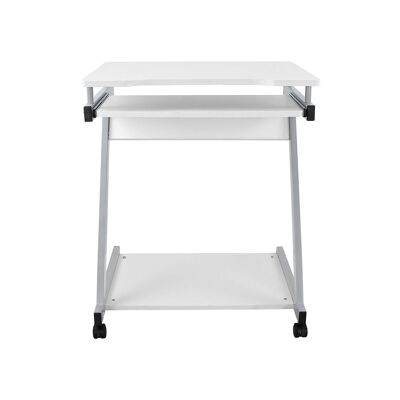 Mobile desk 60 x 48 cm Z-shape white