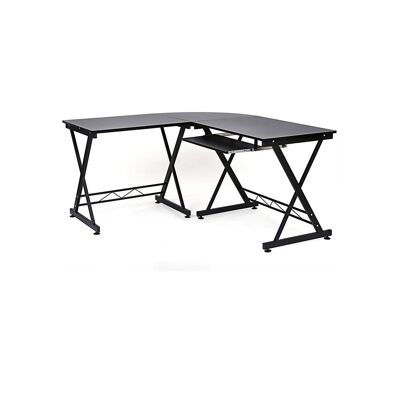 Modern Corner Desk Black