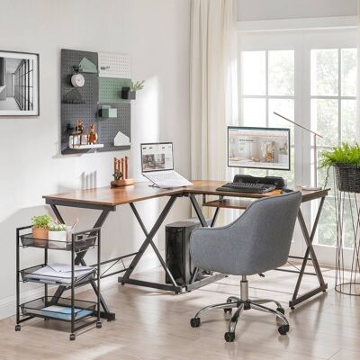 Desk vintage brown-black