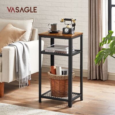 Industrial design side table narrow