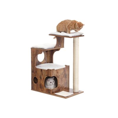 Scratching post 88 cm vintage brown