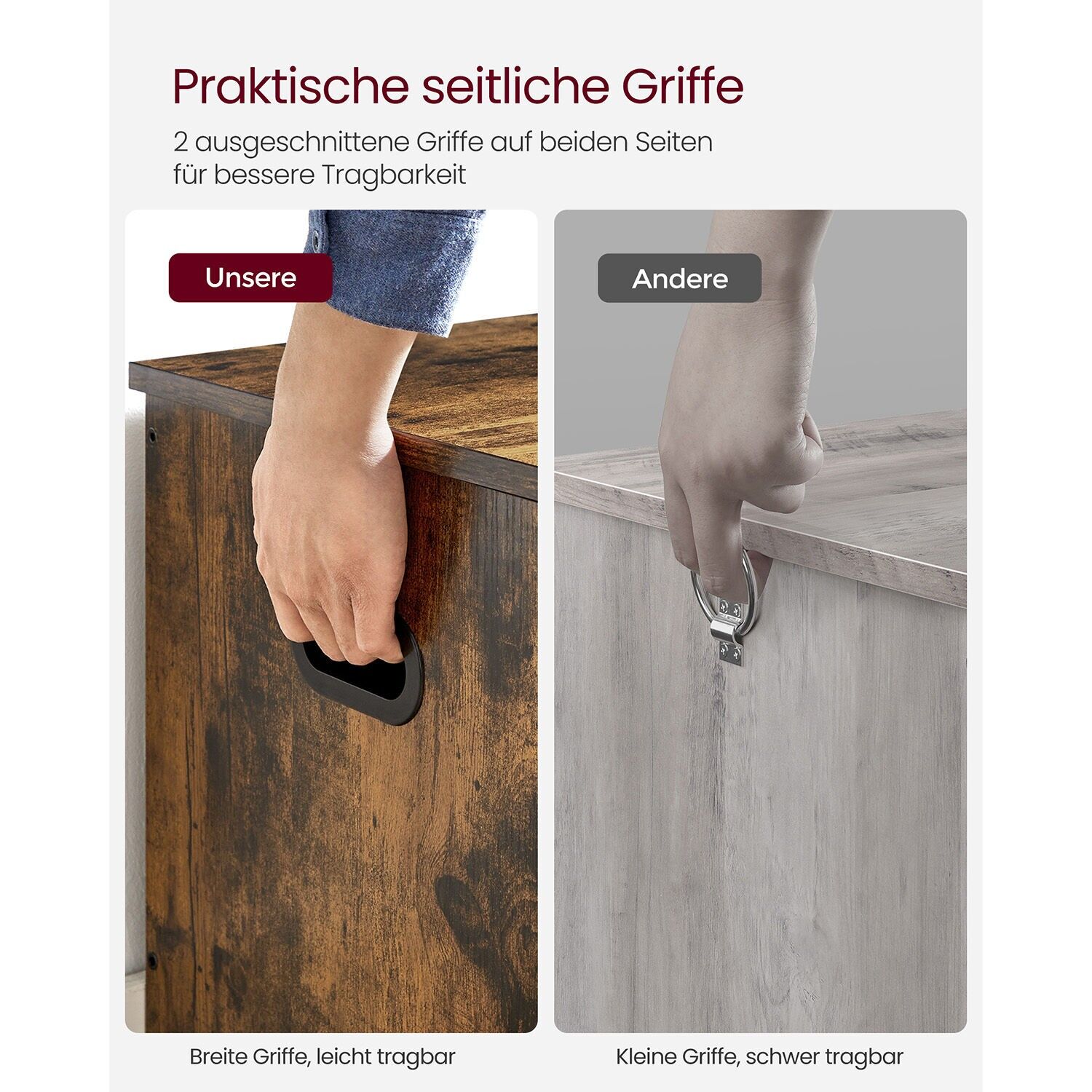 Banc à chaussures avec couvercle 40 x 76 x 48 cm