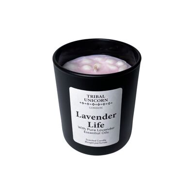 Lavendel Life Kerze