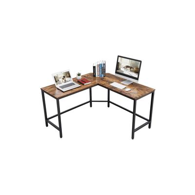 Corner desk vintage brown