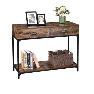 Console table in industrial design